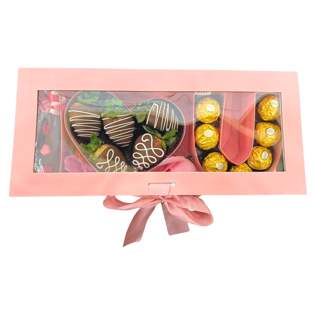I Love You Box with premium handcrafted chocolates and romantic packaging
