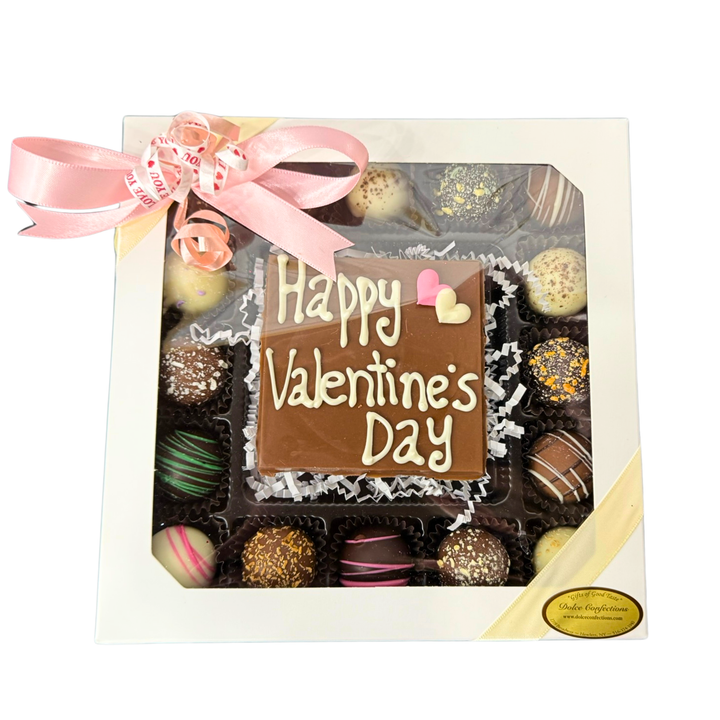 Premium chocolate bar with  message
