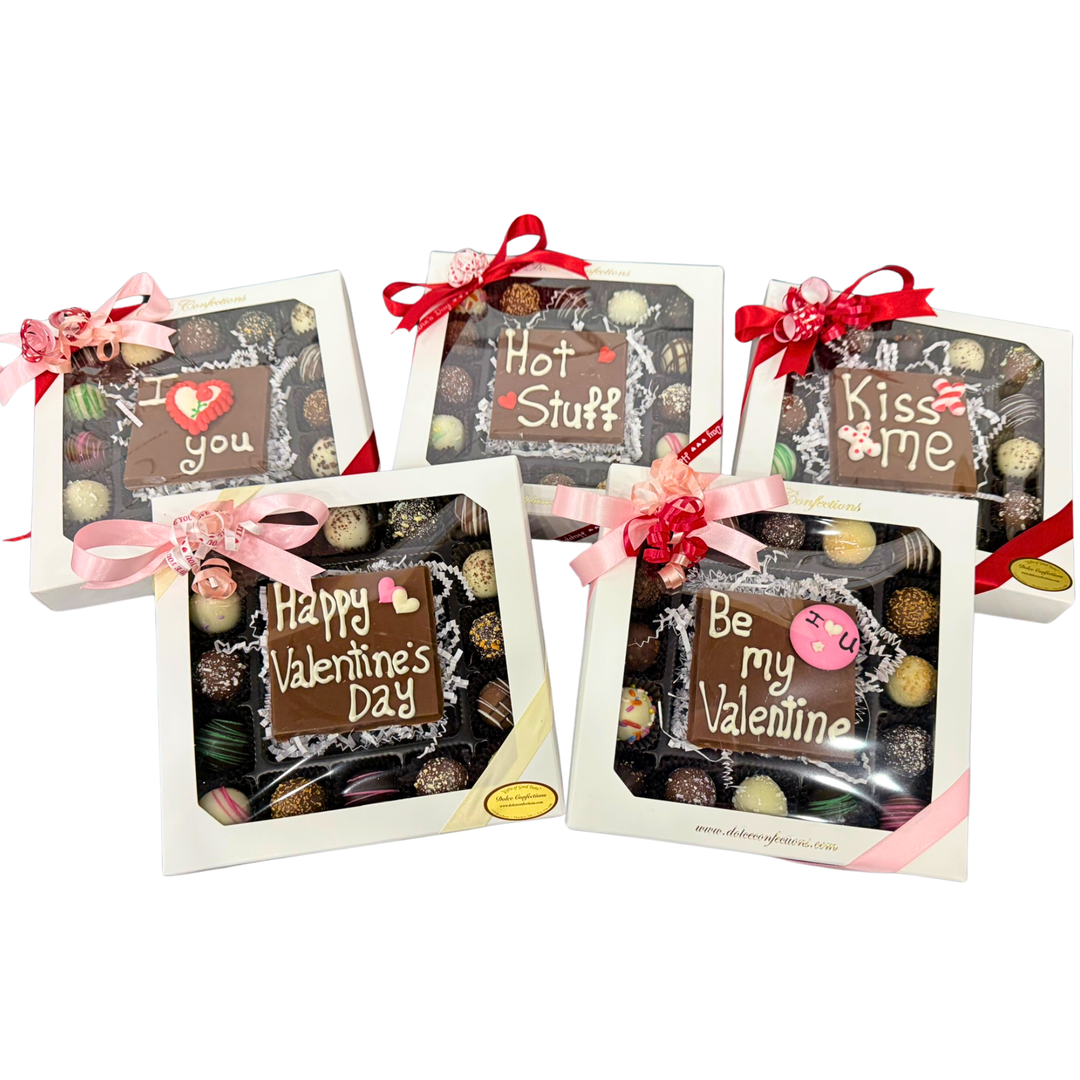 Premium chocolate with bold romantic message designed for couples and gifting
