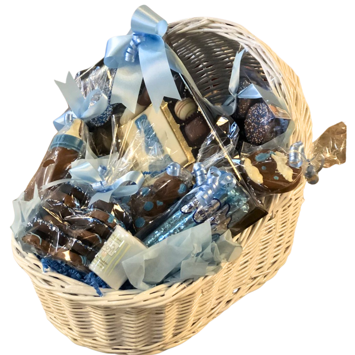Baby Gift Wicker Baskets — Welcome Little One