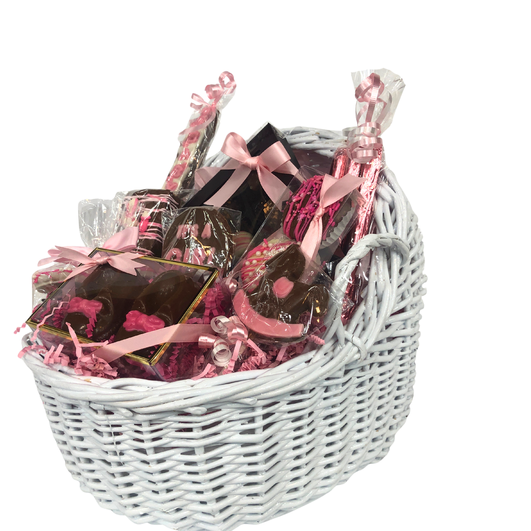Baby Gift Wicker Baskets — Welcome Little One