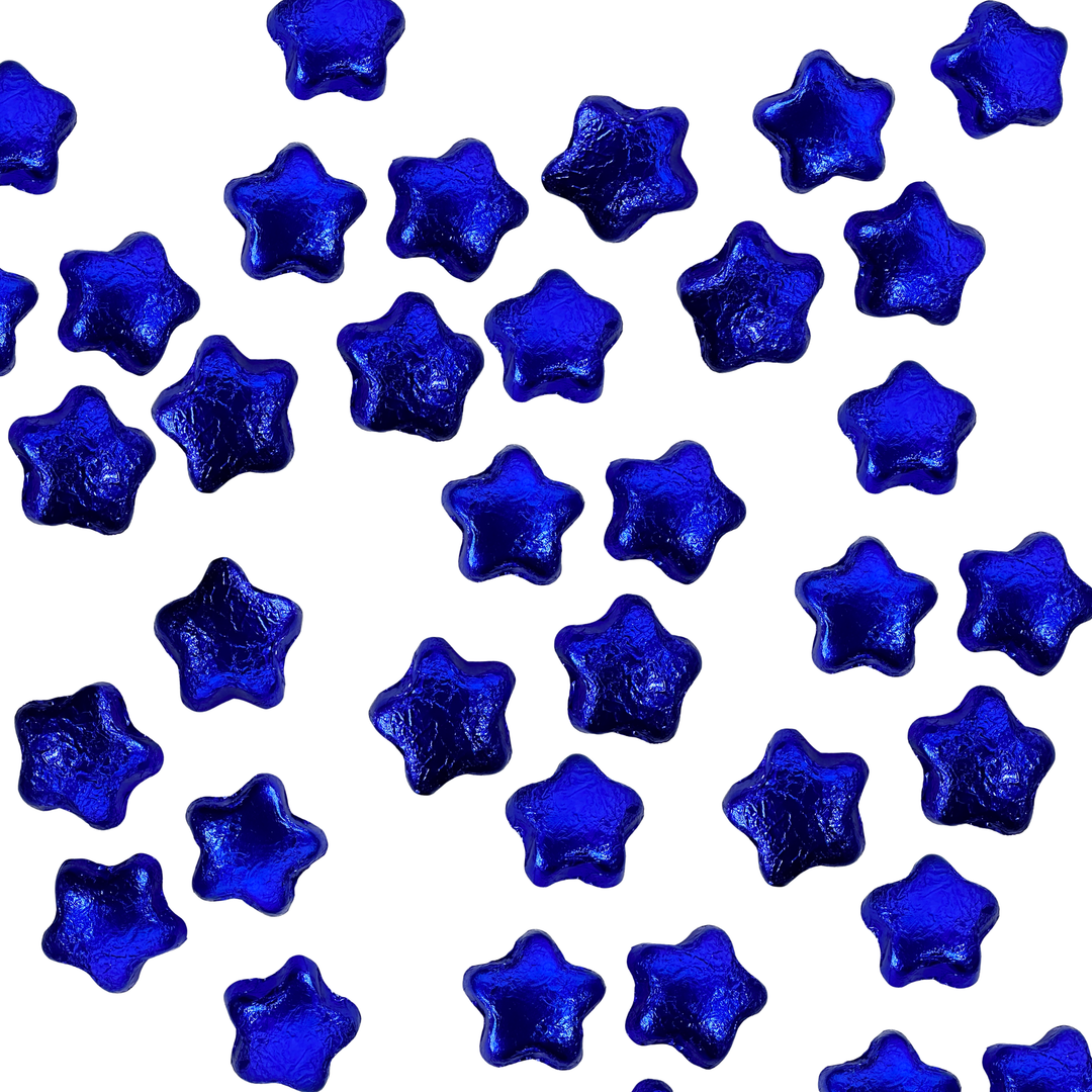 Blue, Silver, Gold foiled Stars.