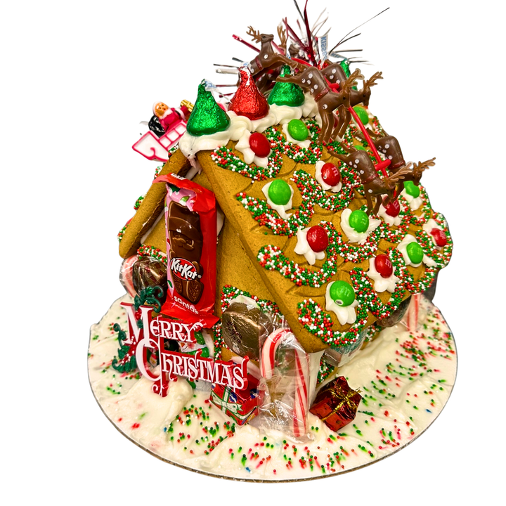 Decorated Gingerbread House – Handcrafted Holiday Classic
