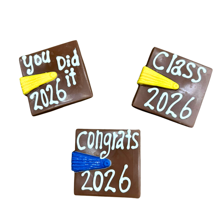 graduation cap chocolate