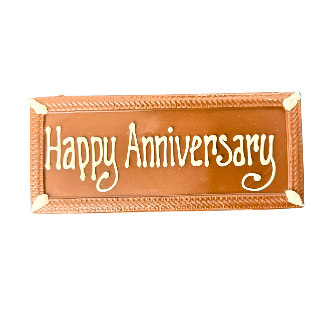 Chocolate Bar in Milk For Anniversaries by Dolce confecftions