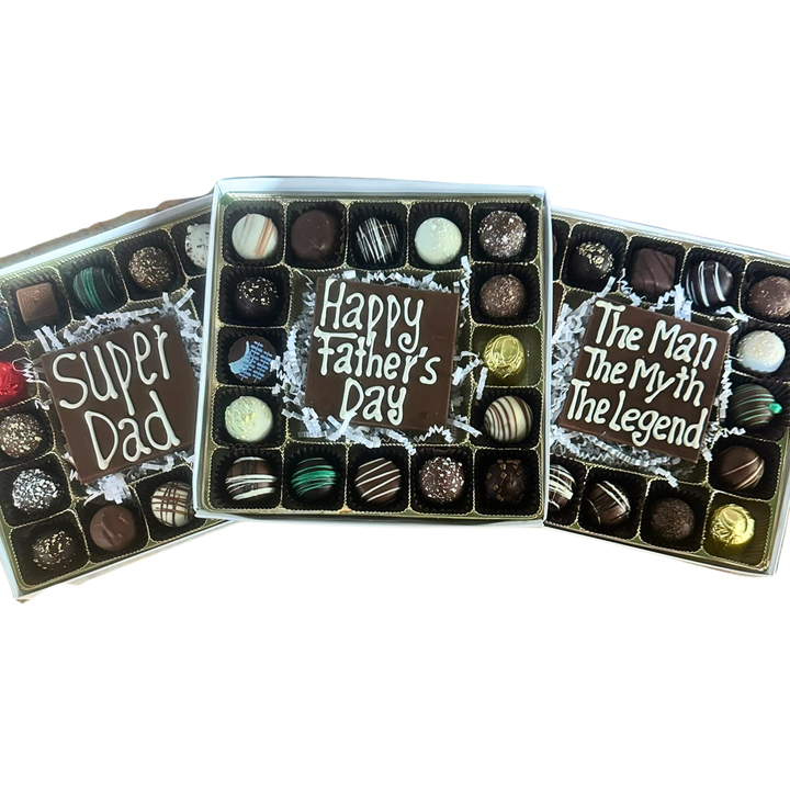 Father's Day Message Chocolate Box – 16 Piece Assorted Chocolates