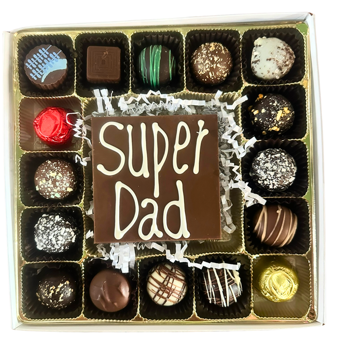 Father's Day Message Chocolate Box – 16 Piece Assorted Chocolates