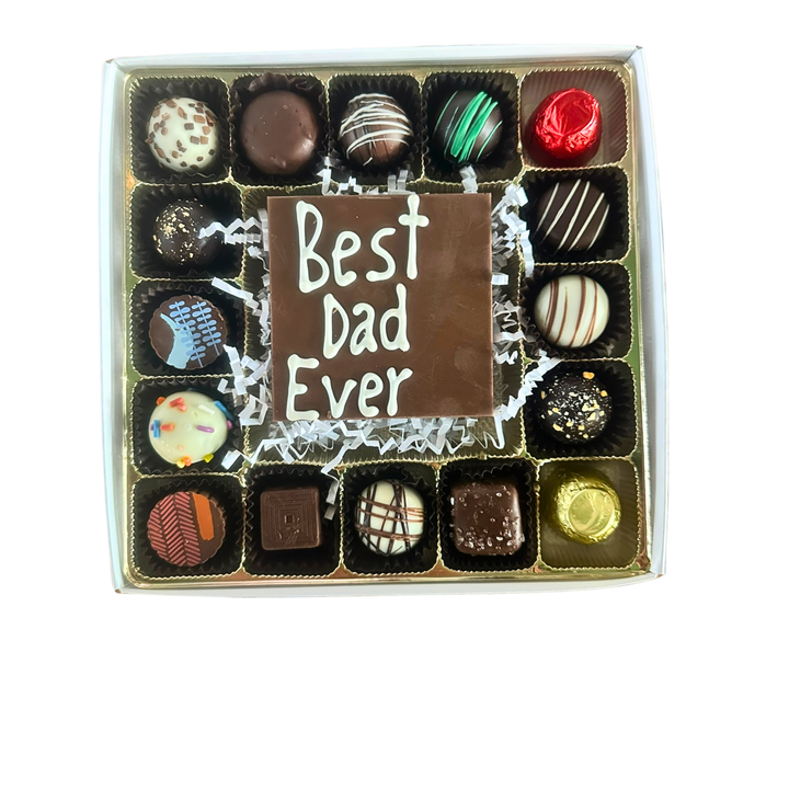 Father's Day Message Chocolate Box – 16 Piece Assorted Chocolates