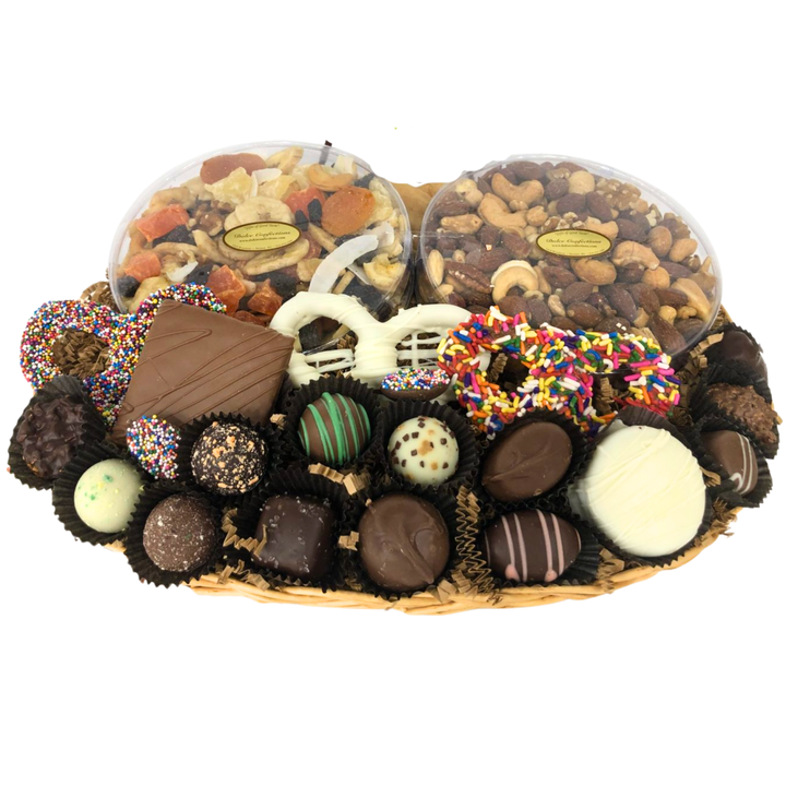 Nature’s Trio: Chocolate, Nuts & Fruit