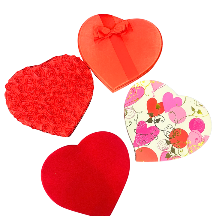 Heart chocolate gift box with assorted premium chocolates for Valentine’s Day
