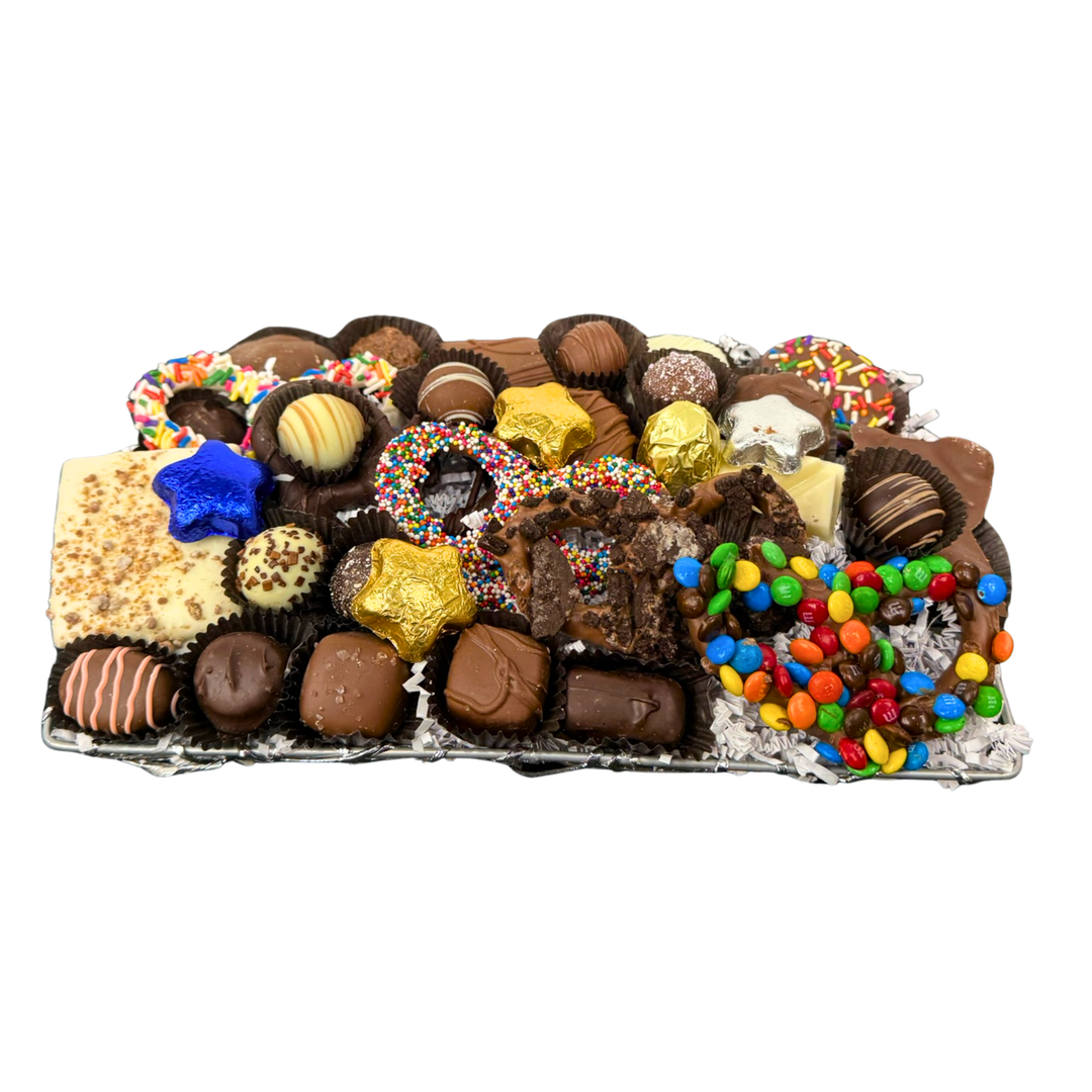 Hanukkah chocolate basket corporate gift nationwide shipping from Hewlett NY