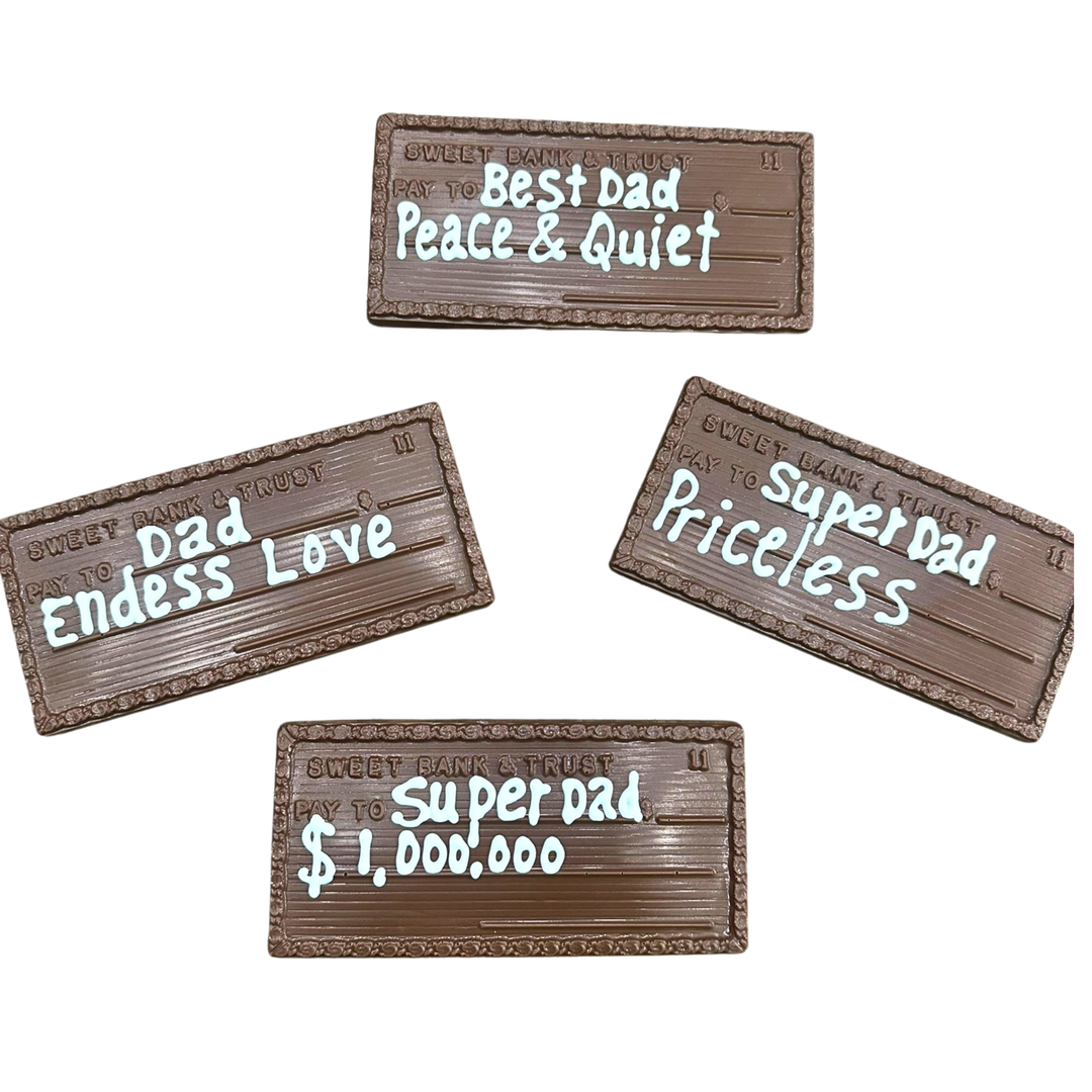 Father's Day Chocolate Check