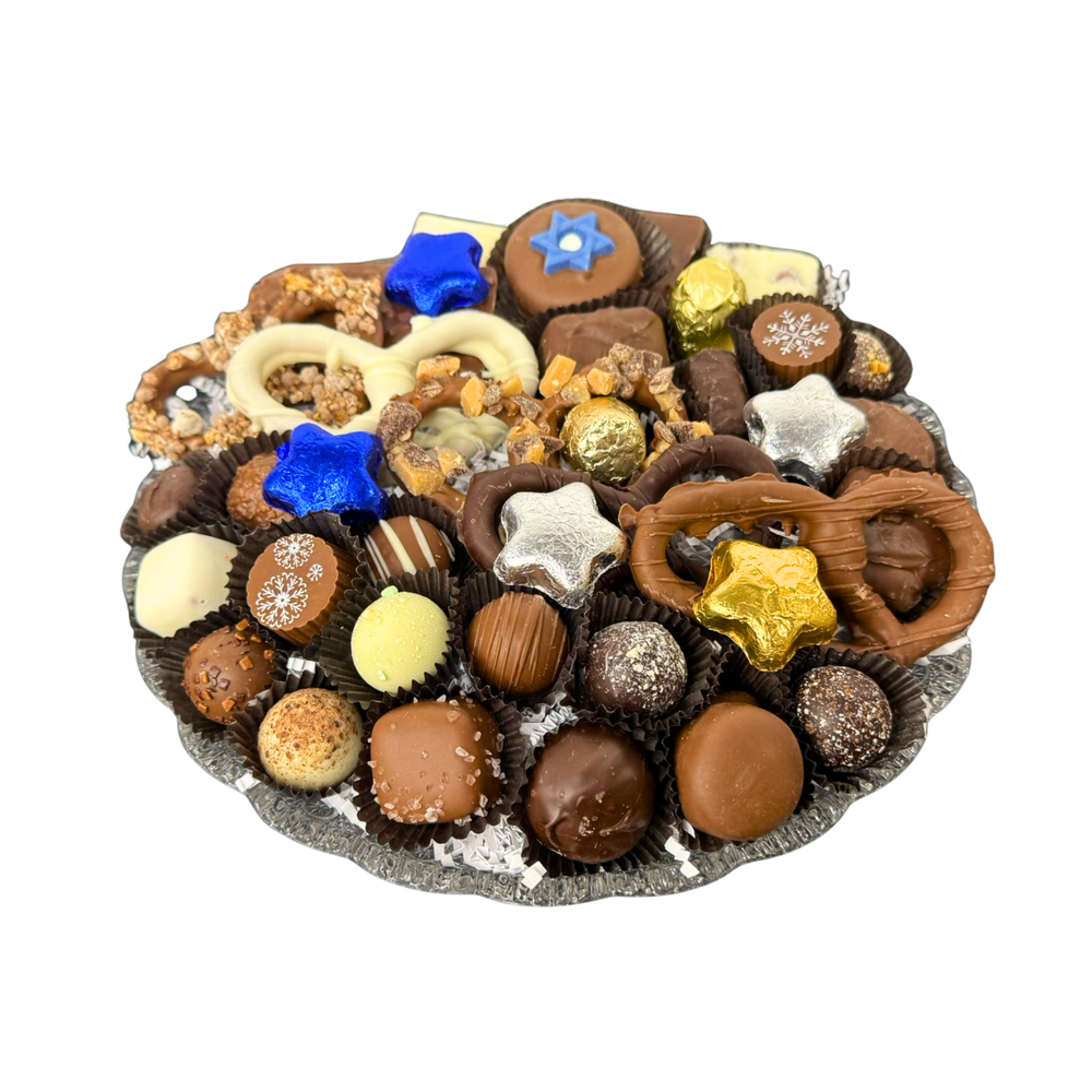 2 lb deluxe Hanukkah chocolate gift basket milk or dark chocolate Hewlett NY