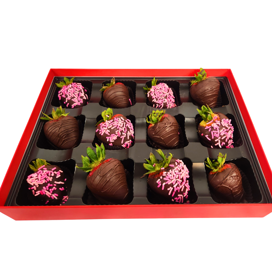Hand-Dipped Chocolate Strawberries